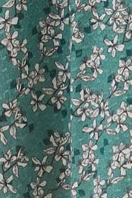 PRINT SMOCKED WAISTBAND MIDI SKIRT