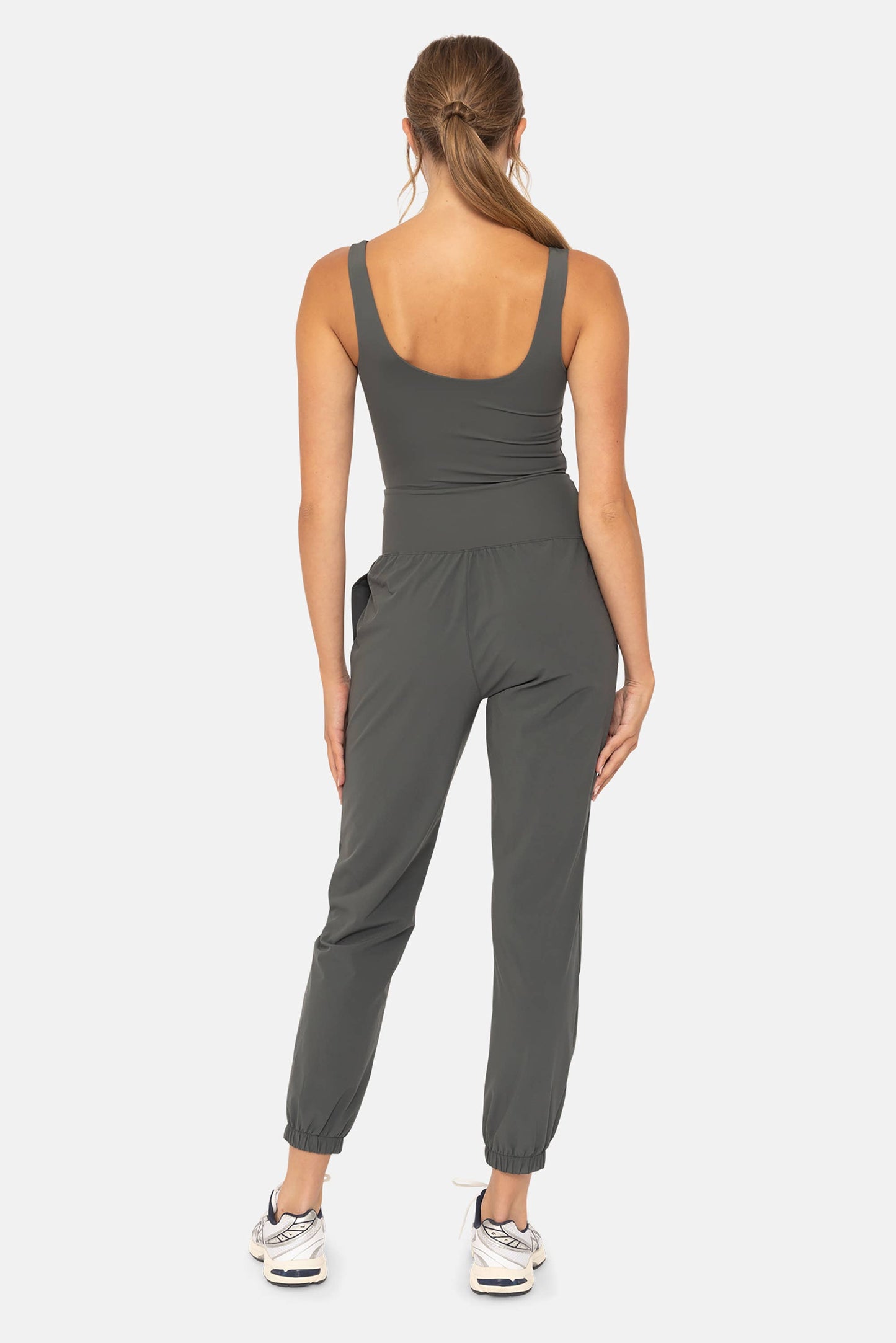 Keyhole Cut Out Active Jumpsuit