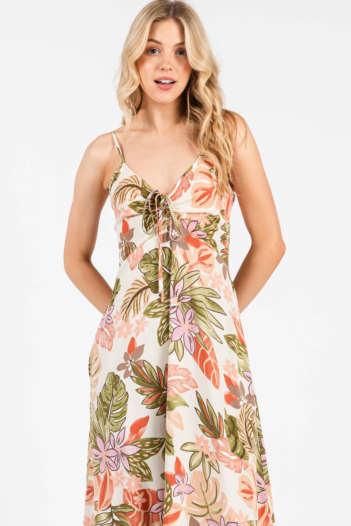Floral Printed Slip Dress