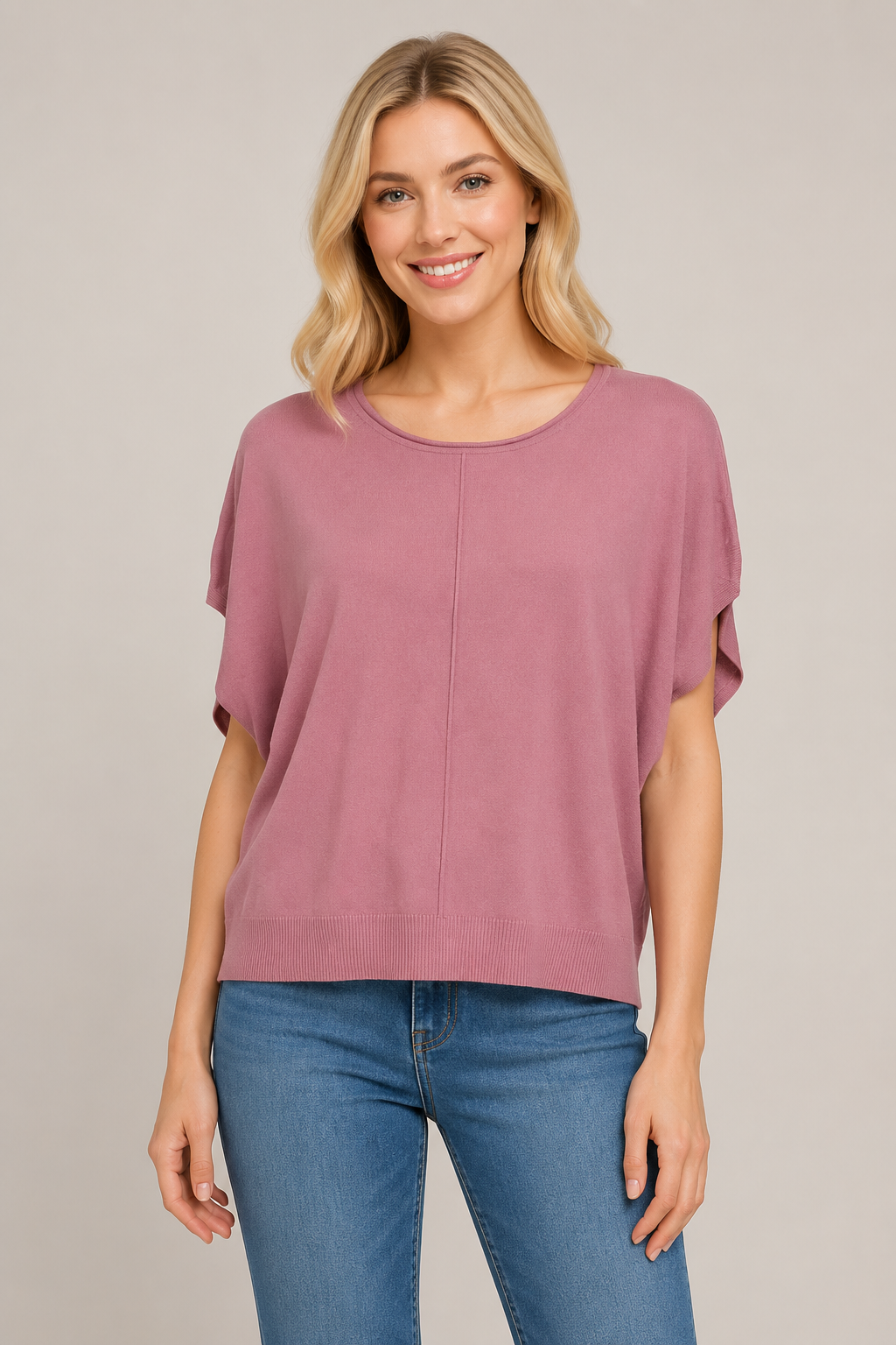 Chic Short Sleeved Sweater