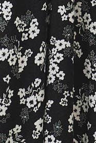 FLORAL PRINT CHEST RUCHED MIDI DRESS