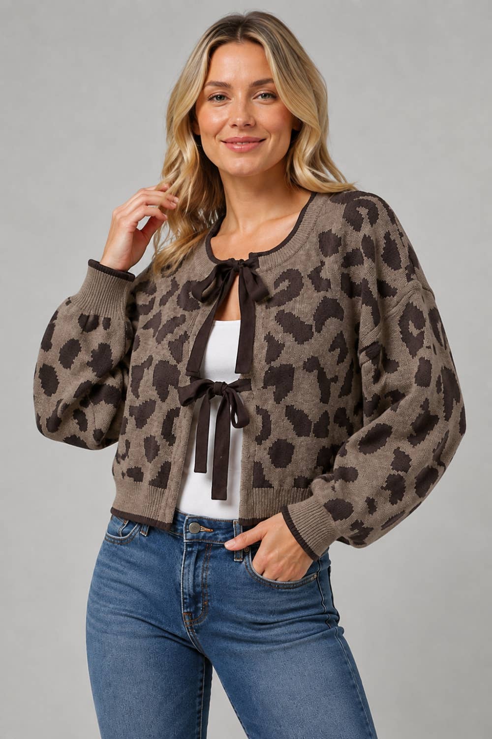 The Wild Side Bow Cardigan
