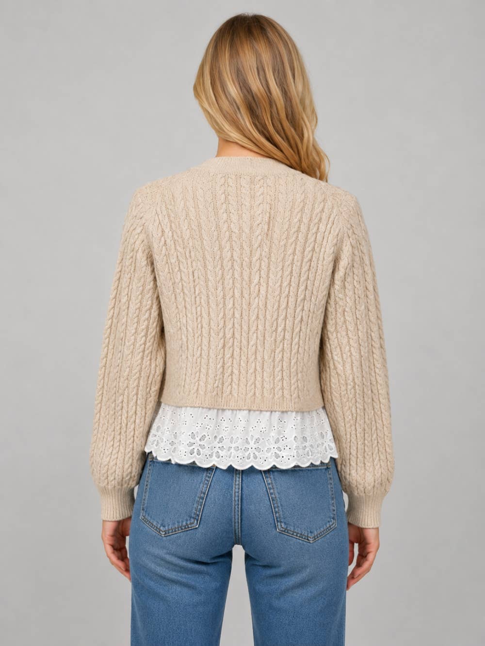 Sweater with Lace