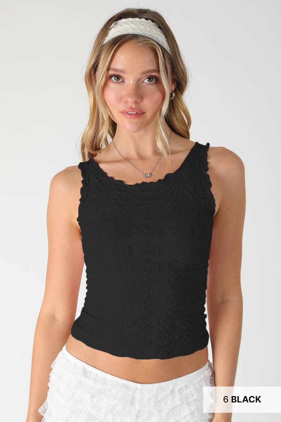 NS8474 - Floral Edge Top