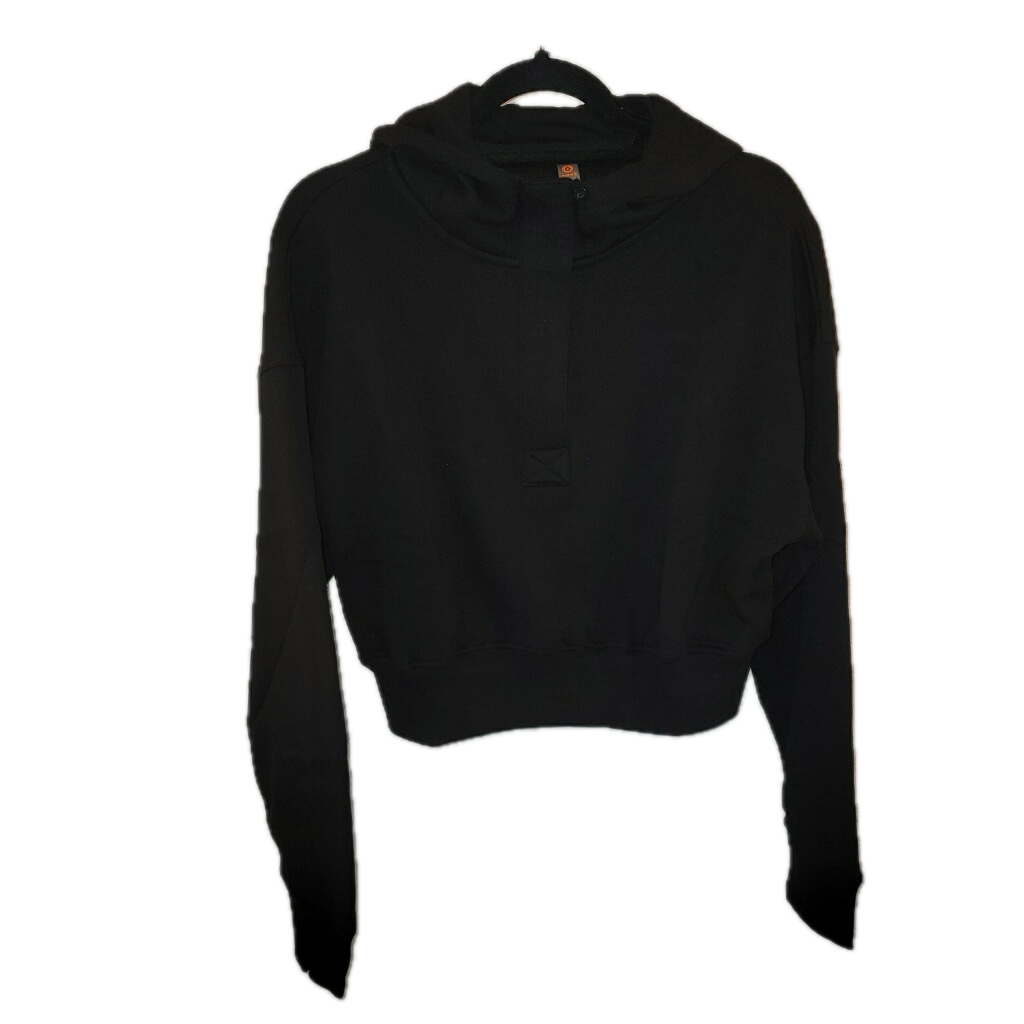 Cropped Fleece Hoodie