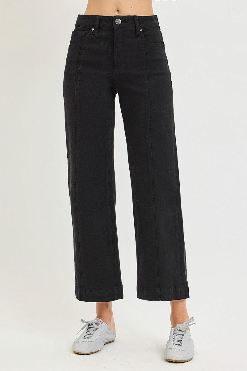 TUMMY CONTROL HIGH RISE CROP WIDE PANTS