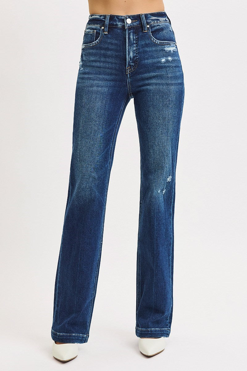 TUMMY CONTROL HIGH RISE STRAIGHT JEANS