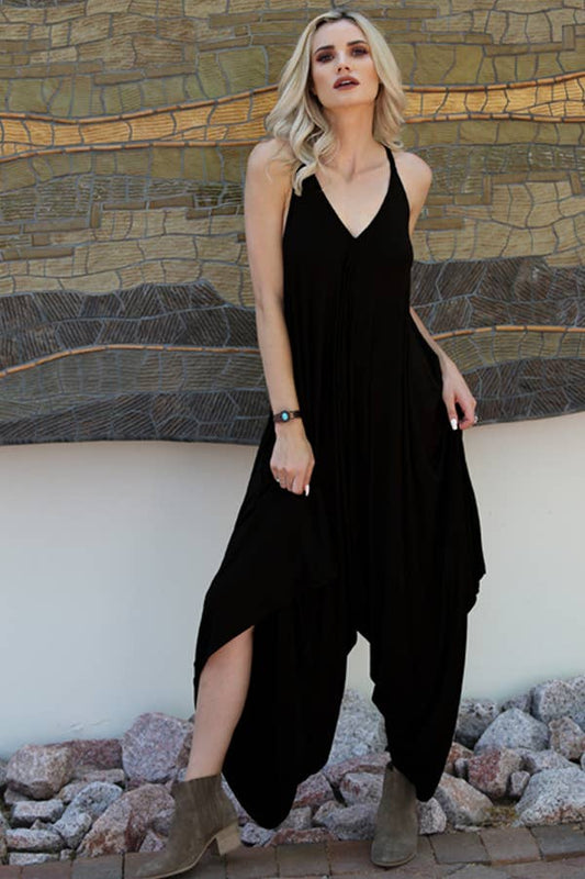 KNIT HAREM JUMPSUIT