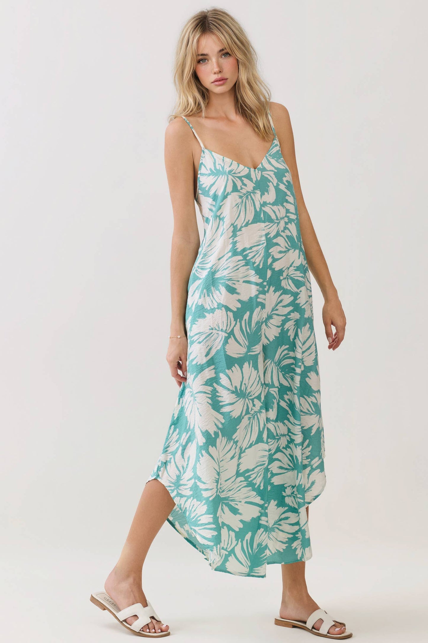 CAMI JUMPSUIT WITH BACK SELF TIE
